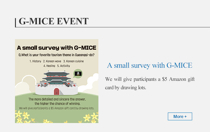 G-MICE EVENT, A small survey with G-MICE, We wii give partivipants a $5 Amazon gift card  by duawing lots.