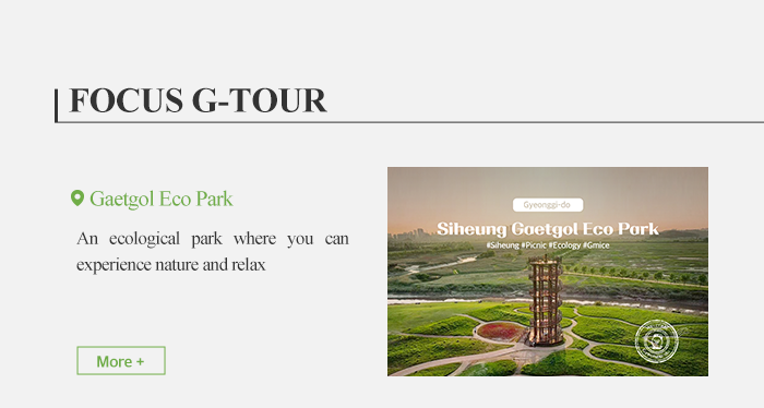 FOCUS G-TOUR , gaetgol Eco Pack, An ecological park where you can exierience nature and relax